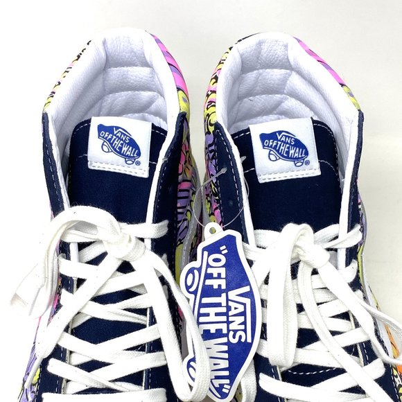 Vans Sk8 Hi 38 Dx Black Men's Skateboarding High Top Suede Canvas VN0A38GF9GR - Picture 4 of 11